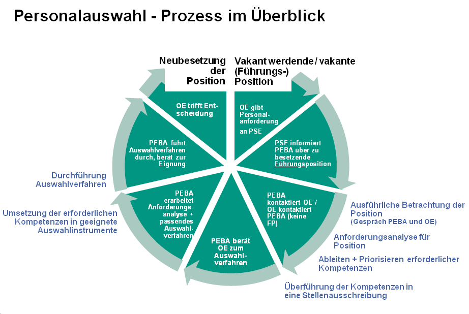 Überblicksgrafik Personalauswahlverfahren